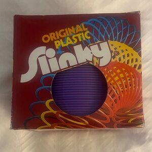 Slinky Original Plastic Toy - Vibrant Purple and Orange